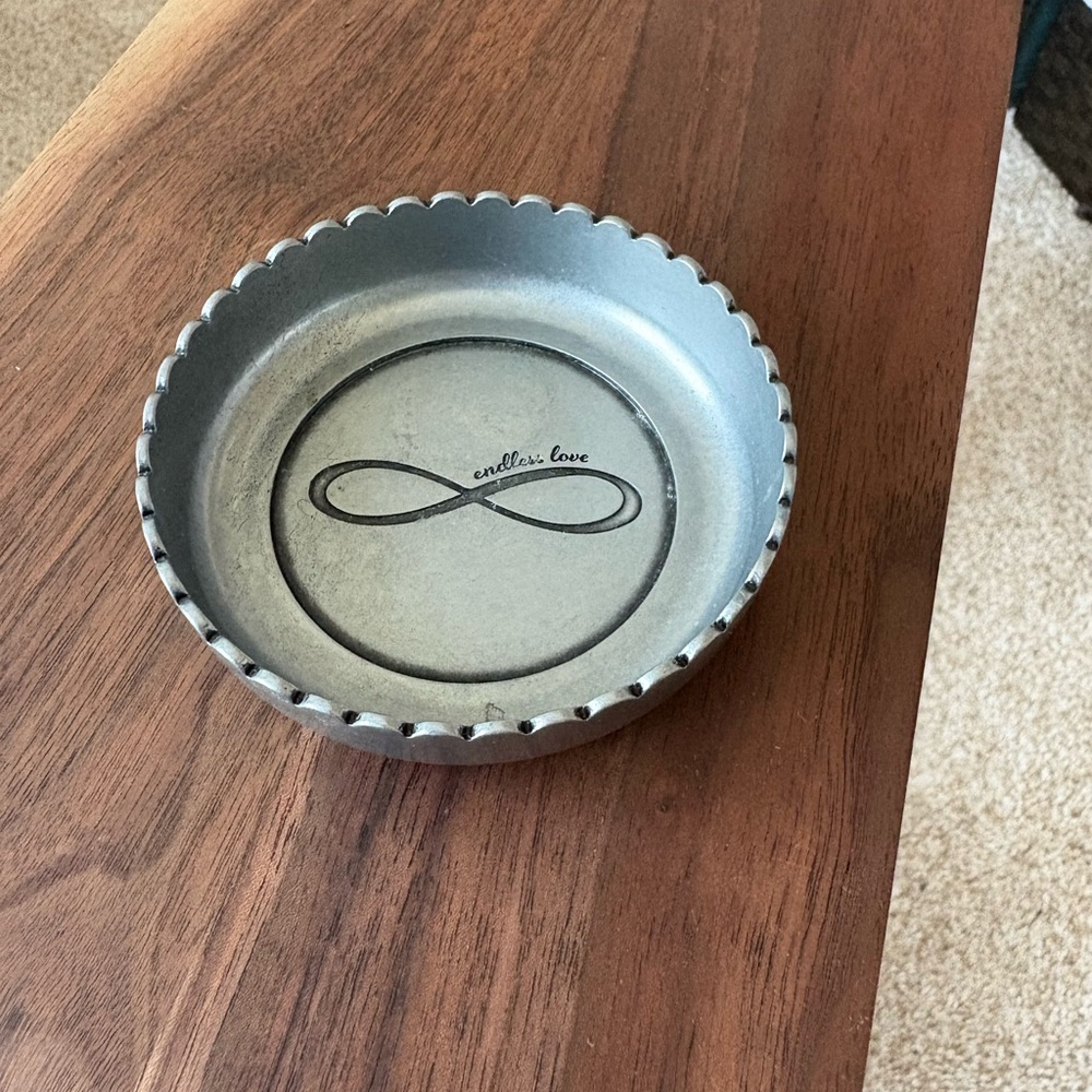 Alex and Ani Silver Scalloped Jewelry Tray